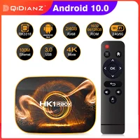 Smart Android 10 Tv Box HK1 Rbox R1 RK3318 4K 1080P Google Play Wifi HK1RBOX Pk H96 X96 max Android 10.0 Set Top Box