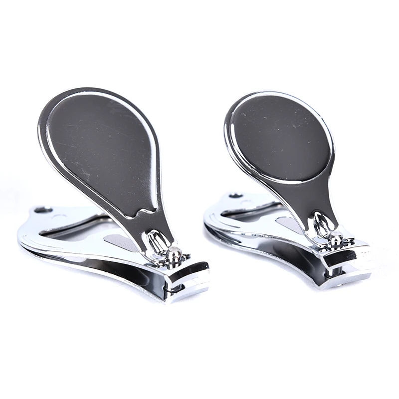 Silver Stainless Steel Nail Clipper Nail Cutting Machine Professional Nail Trimmer High Quality Toe Nail Clipper Nail Tool