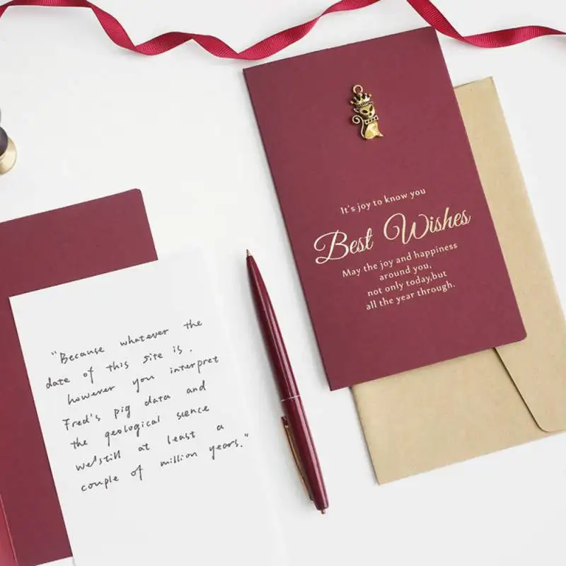  Valentines Day Greeting Card Thank You Note Card With Envelope Festive Party Invitation Card - 4000429918874