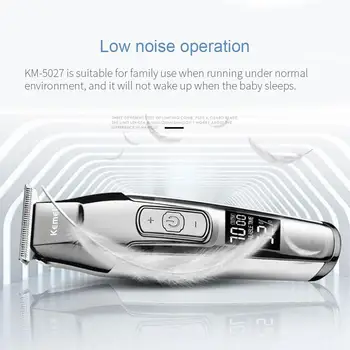 

Hair Trimmer Hair Trimming Tool Hair Clipper Silvery Fashion Portable for Kemei Shaving Trimmers Clippers Health Beauty