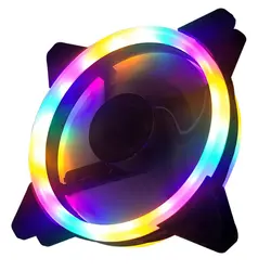 120mm 4pin Rgb Case Fan Cooling FansColorful Blue Red White Fluid Bearing LED Computer Cooling Fan Radiator Koelventilator