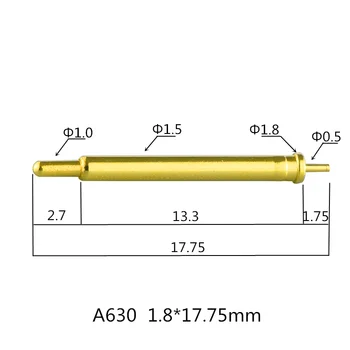 

Bcd Plug Board Welding Spring Thimble Probe Current Conductive Pin Copper Pin Contact A630