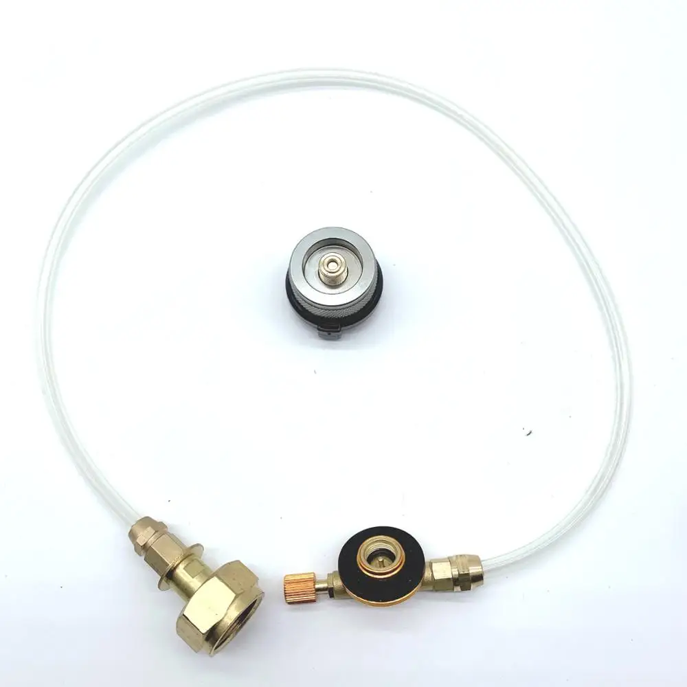 Propane Refill Adapter for Gas Stove, Flat Cylinder, Tank Coupler Adaptor, Gas Charging Accessories, Outdoor Camping