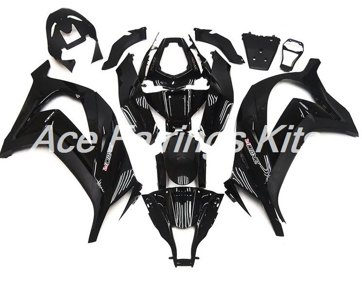 Лидер продаж впрыска ABS обтекатель комплект подходит для Kawasaki Ninja ZX-10R ZX10R 10r 2011- 11 12 13 14 15 Обтекатели Черный