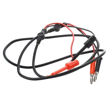 

Multimeter Dual Test Hook Clip to Male Banana Plug Cable 4ft 4 in 1