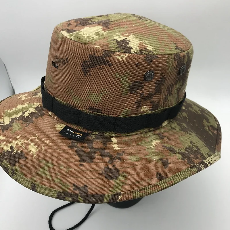 Мультикам Тактический страйкбол Снайпер Cordura камуфляж ведро Boonie шапки непальская шапка SWAT армии Панама Военная Водонепроницаемая шляпа