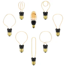 Мягкий Светодиодный светильник Эдисона E27 4 Вт 4,5 Вт 220 В Ретро промышленная декоративная лампа накаливания художественный элегантный ресторанный праздничный светильник s