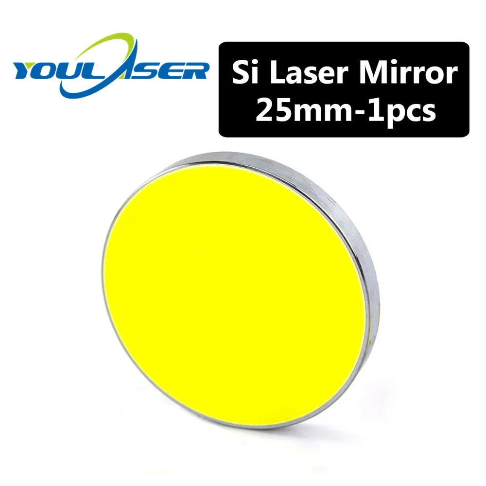 Высококачественный силиконовый лазерный зеркальный диаметр. 25 мм золото с