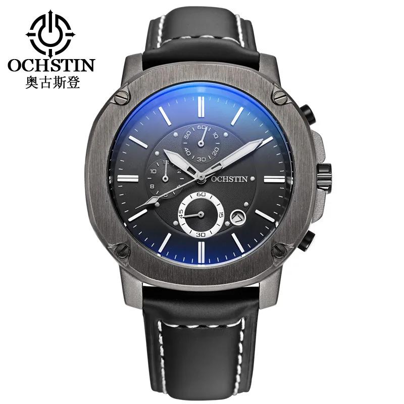 

Augustus Deng Multi-functional Men's Watch Business Brand Genuine Product Steel Belt Quartz Watch Men Switzerland Top Grade Watc