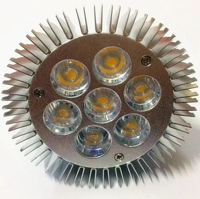 par 30 led E27 7 Вт Светодиодный прожектор par30 7*1 Вт Светодиодная лампа AC 85-265 в 110 В 220 в 230 в 240 В