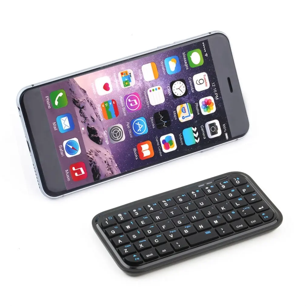 Беспроводная мини клавиатура Bluetooth 3 0 для iPad 2 4 iPhone 4S 5 5S 6 6S 7 Android OS PC|Клавиатуры| |