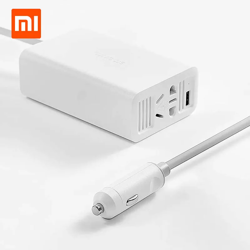 Xiaomi Mijia SMARTMI 100 Вт Портативный Инвертер автомобильного зарядного устройства
