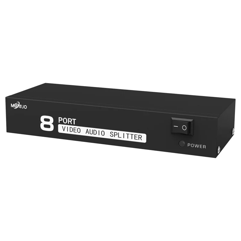 

MT-VIKI AV splittre 3RCA audio 1 in 8 out TV DVD projector HD1080P Picture audio is displayed simultaneously MT-108AV