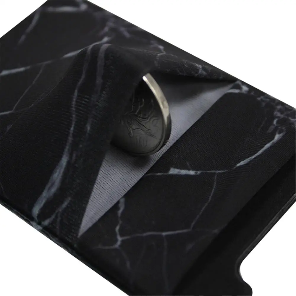 A Cell Phone Sticker Marble Lycra Sticker Card Pocket Wallet For Most Smartphones Material Super Fiber+ Lycra Strongly Adsorbed - Цвет: A