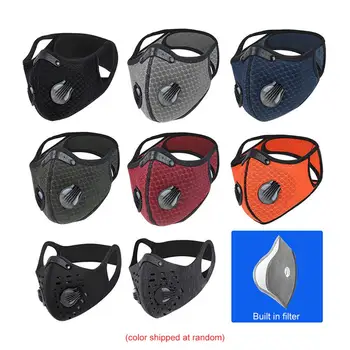 

WEST BIKING Sport Face Mask With Filter Activated Carbon PM 2.5 Anti-Pollution Running Cycling Mask