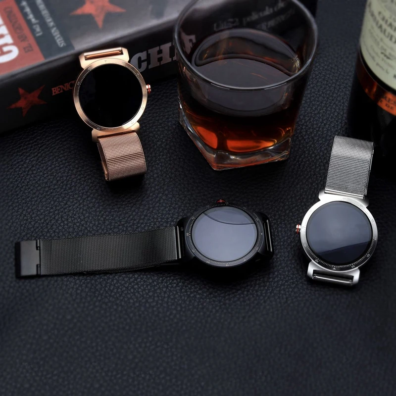 K88H Plus Smart Watch Bluetooth Sports Bracelet Heart Rate Tester Outdoor Pedometer-Rose Gold