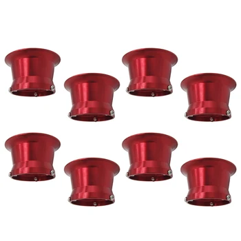 

8pcs 50mm Motorcycle Horn Air Filter Cup For 24mm 26mm 28mm 30mm Carb Interface Red