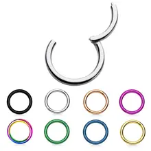 1 pçs aço cirúrgico septo piercing clicker jóias 16g nariz hoop piercing lote labret cartilagem helix piercing hoop corpo jóias