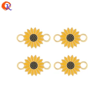 

Cordial Design 100Pcs 14*22MM Jewelry Accessories/DIY Connectors/Paint Effect/Flower Shape/Charms/Hand Made/Earring Findings