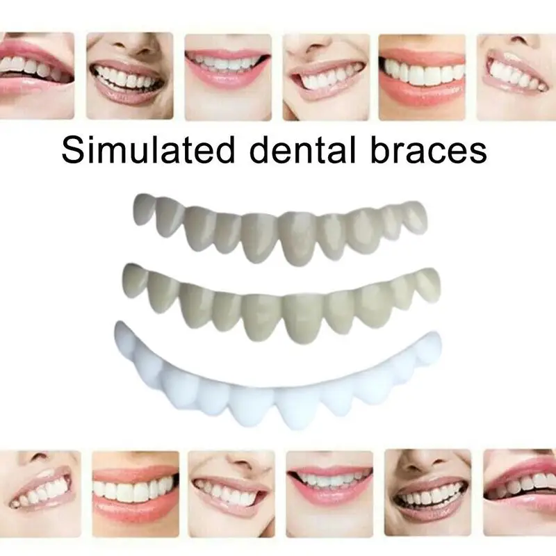 1 комплект силикагель Временная накладная крышка зубов отбеливающий набор подделка набор зубов Временная Замена зубов