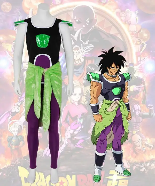 

Dragon Super: Broly Broly Cosplay Costume custom made men's outfit costume