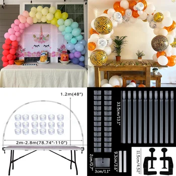 

Flexible Table Balloon Arch Garland Set Table Arch Balloons Arch Kit Pastel Party Decoration Kids Birthday Baby Shower garland