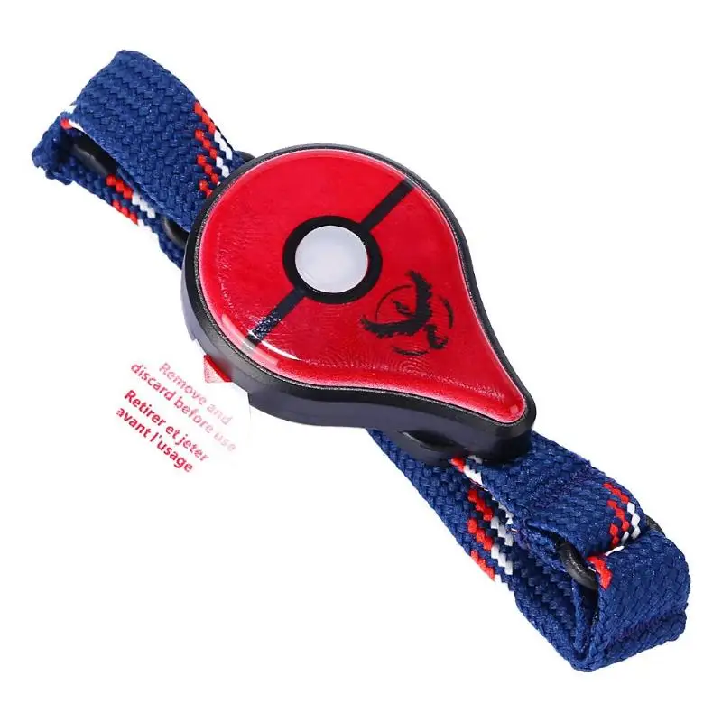 Auto Catch Red Bluetooth браслет интерактивный браслет зарядное устройство адаптер для Gotcha Pokemon Go Plus часы для nintendo шары умный Браслет - Цвет: Auto Catch Red