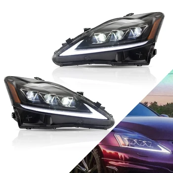 

VLAND Car Styling Headlight For Lexus IS250/IS300/IS350 2006-2012 FULL LED Sequential Turn Front Lamp Assembly Pulg and Play