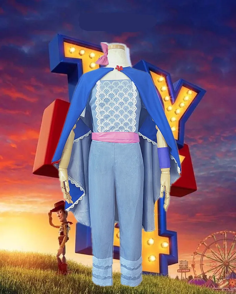 

Toy Story 4 Costume Bo Peep Cosplay Costume Hot Anime Movie High Quality Outfit Woody costume Halloween costume
