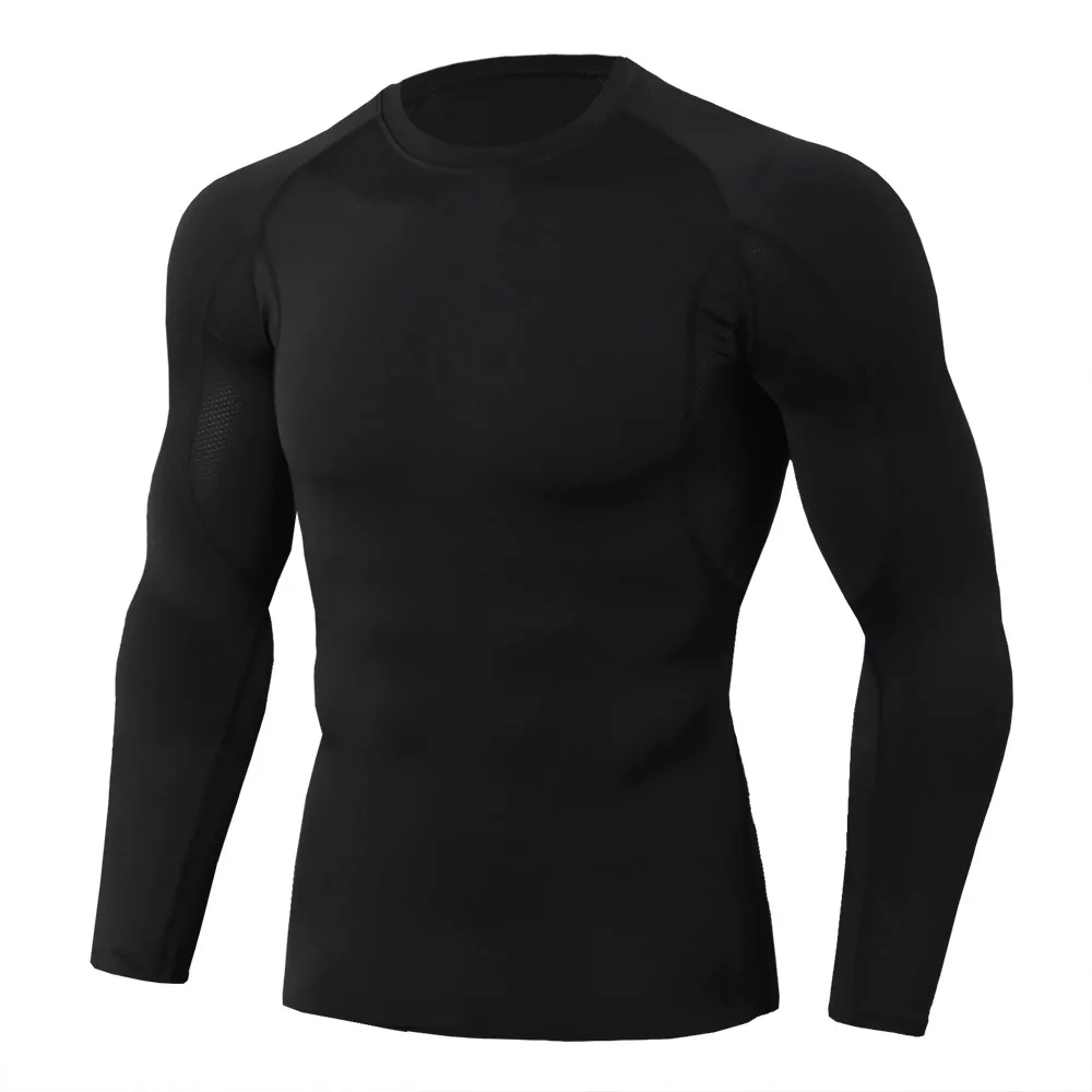 TC85 long sleeve pure black mesh