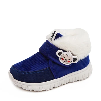 

Kids Cotton Shoes Winter Little Girls Boys Sneakers Warm Soft Baby Cotton Shoes Plush Winter Shoes Little Children