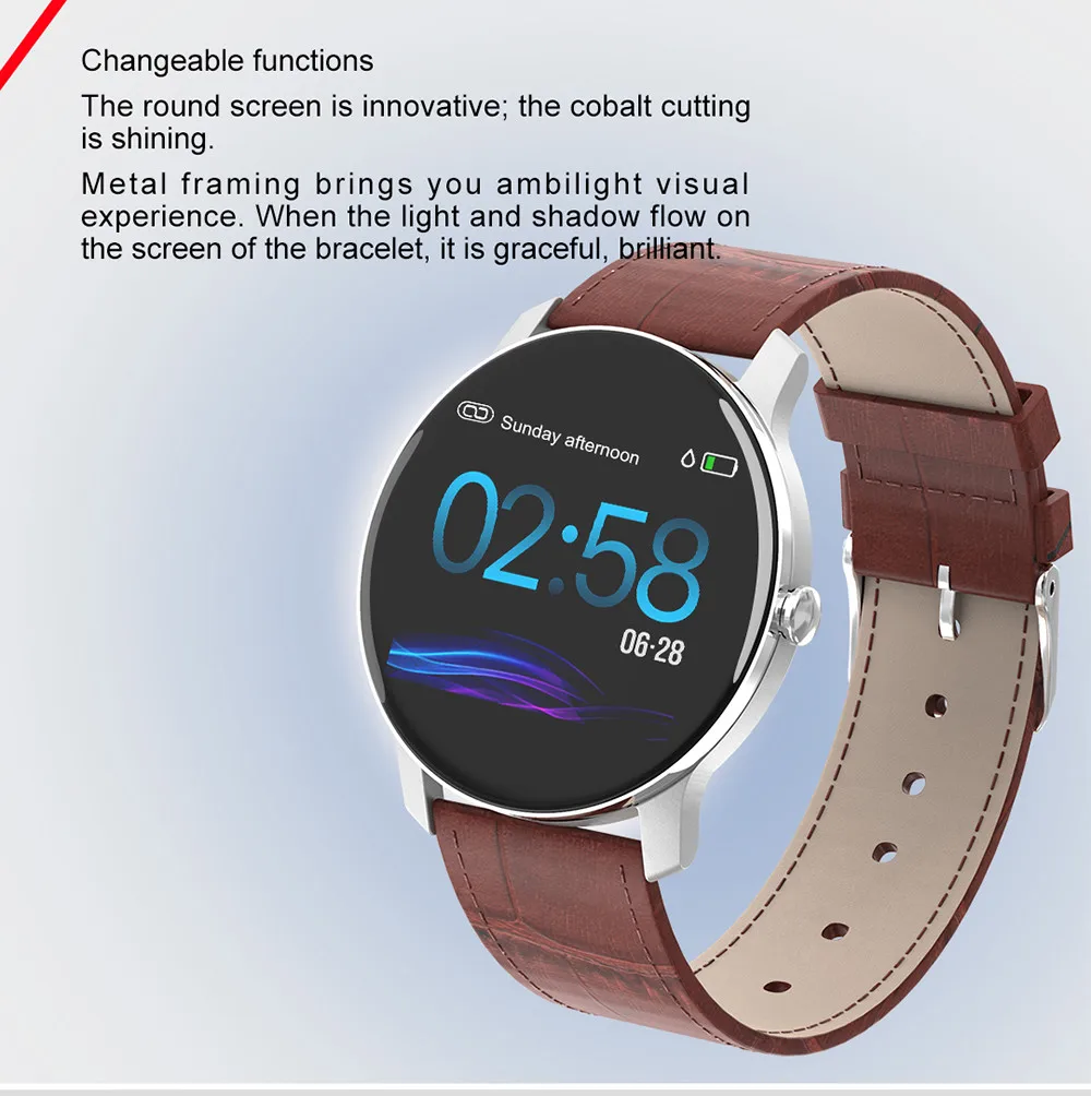New Smart Watch Blood Pressure Heart Rate Monitoring Camera Control Multi-Function Sports Fitness Smart Watch Sedentary Reminder