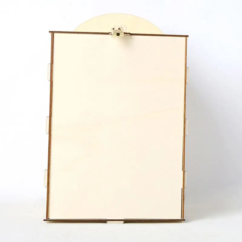 DIY деревянный Свадебный почтовый ящик для хранения сообщений держатель для приема ребенка душ замок подарочная карта Свадебный юбилей, вечеринка, украшение