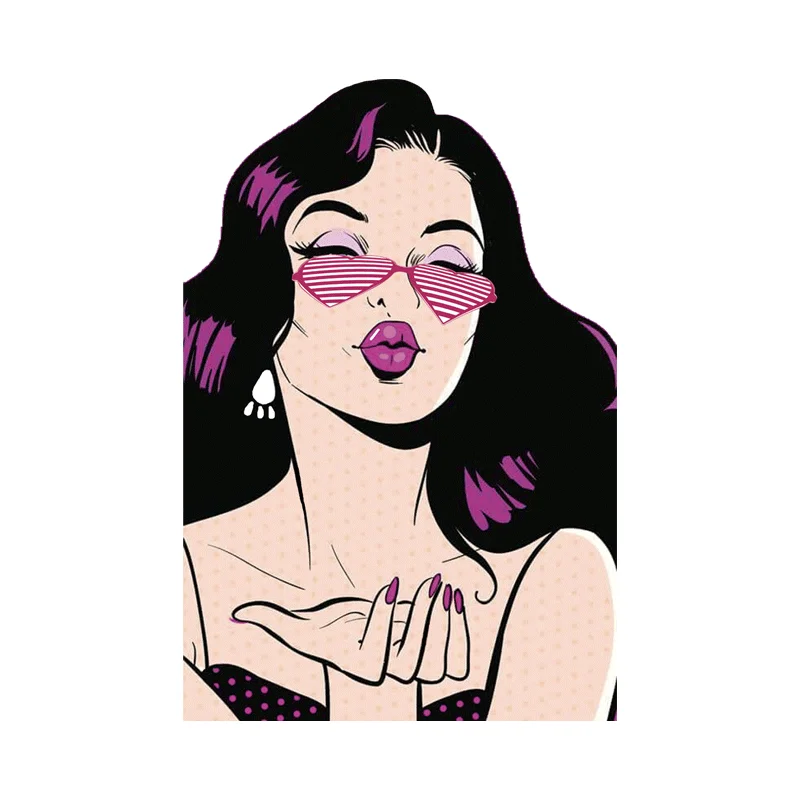 1 шт в упаковке сексуальные леди значок Теплочувствительный патч утюг на горный