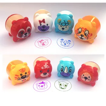 

1pc Cartoon Animals Stamps Children Toy Kids Seal for Scrapbooking Stamper DIY Cartoon Stamper Toys