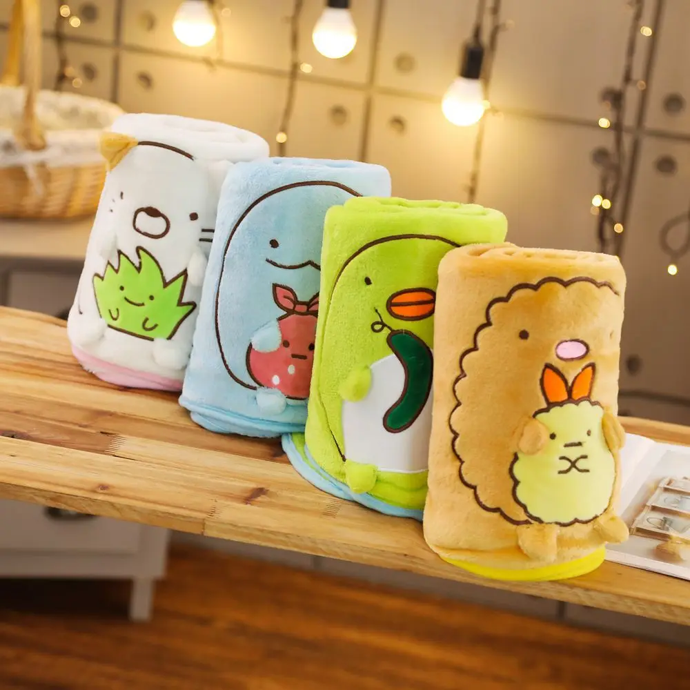 Креативное плюшевое био одеяло Sumikko Gurashi для офиса|Персонажи мультфильмов и кино|