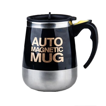 

Self Stirring Mug Auto Mixing Stainless Steel Cup for Bulletproof/Keto Coffee/Tea/Hot Chocolate/Milk/Cocoa Protein Shaker Mug