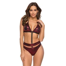 Специальный тканевый Блестящий женский сексуальный раздельный купальник