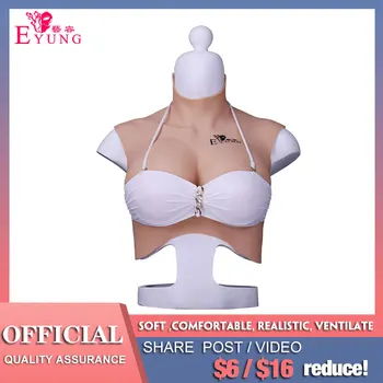 

L-E 2020 New Fake Boobs Silicone Artificial Breast Forms For Drag Queen Crossdresser Male To Female Boobs Mastectomy Cosplay