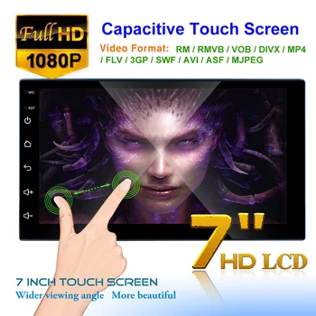 

Android 8.1 7 inch Double Din Universal Car Autoradio Stereo GPS Navigation Multimedia Player Head Unit WIFI