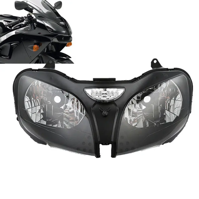 

Motorcycle Headlight Head Lamp Assembly For Kawasaki Ninja ZZR600 ZX6R 00-02 ZX9R 2000-2003 2001 2002