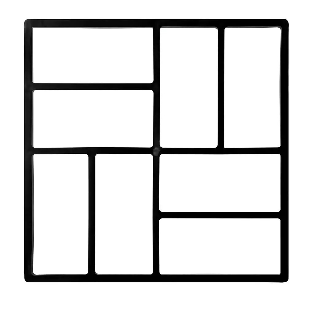 DIY Irregular/Rectangular Patterns Personalized Pavement Concrete Brick Stone Outdoor Decorative Garden Path Maker Lawn