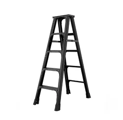 Échelle d'escalade d'intérieur domestique pliante, à sept ou huit marches, chevrons stables, alliage d'aluminium épais 