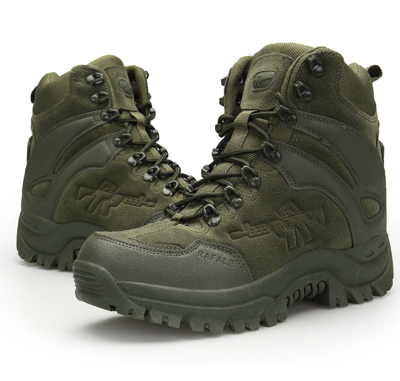 Brand Men's Boots Military boot Chukka Ankle Bot Tactical Big Size Army Male Shoes Safety Combat Mens Motocycle Boots (11)