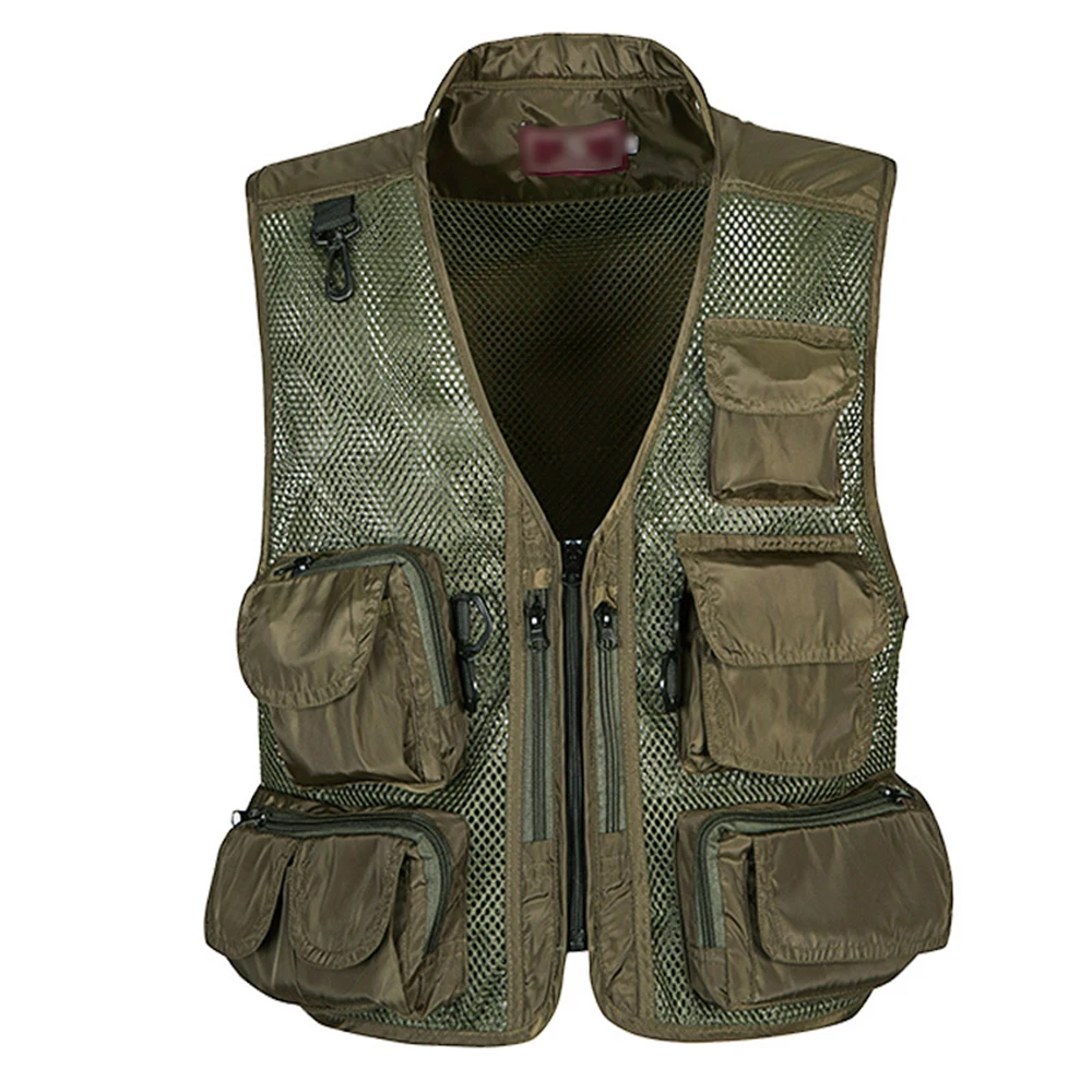 

Breathable Fishing Vest Mutil-Pocket Photography Waistcoat Jacket Camping