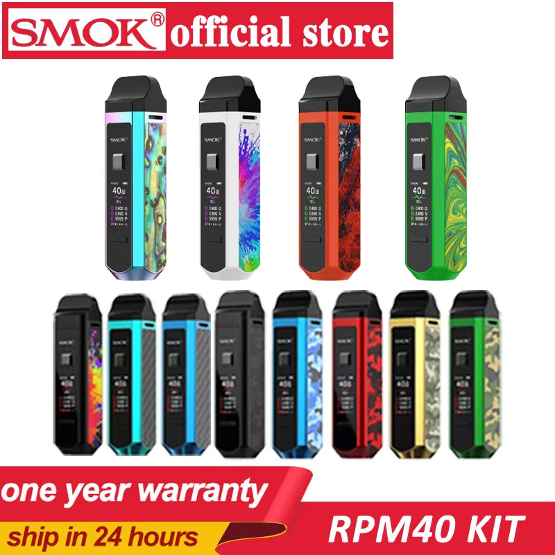 Испаритель SMOK RPM40 Pod Vape Kit 1500 мАч RPM 40 4 3 мл картридж об/мин сетка катушка 5 Nord RBA