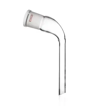 

24/29,Glass Distilling Adapter With Ground Joint,105 Bent,Laboratory Glassware
