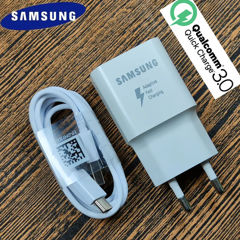 

samsung galaxy S8 charger QC3.0 9V2A fast charger USB Quick adapter Type C cable For samsung S10 S9 S8 PLUS Note 8 7 C 9 7 5