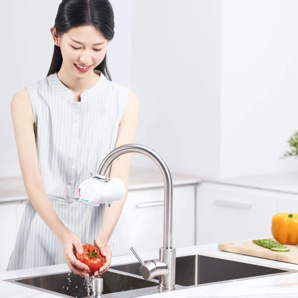 Xiaomi Mijia Xiaoda кран мгновенного нагрева для кухни и ванной комнаты 3000 Вт Электрический водонагреватель температура холодной и теплой воды регулируемый кран