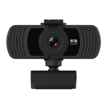 

Computer Video Calling For PC Laptop Conferences HD Webcam 360 Rotatable With Microphone Camera 2K 4MP 30fps Privacy Cover